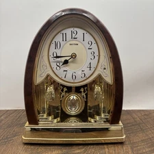 FOR PARTS  READ Rhythm Clocks Joyful Crystal Bells Musical Clock