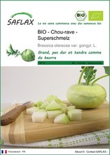 SAFLAX - Graines - BIO - Chou-rave - Superschmelz - 20 Graines