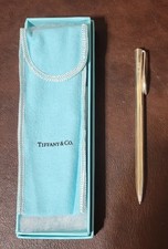 TIFFANY  CO. ELSE PERETTI 925 STERLING SILVER BALLPOINT PEN WITH BOX     