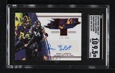 2023 Panini Chronicles Draft Picks Red /199 Sam LaPorta SGC 9.5 Mint+ Auto 0q4x