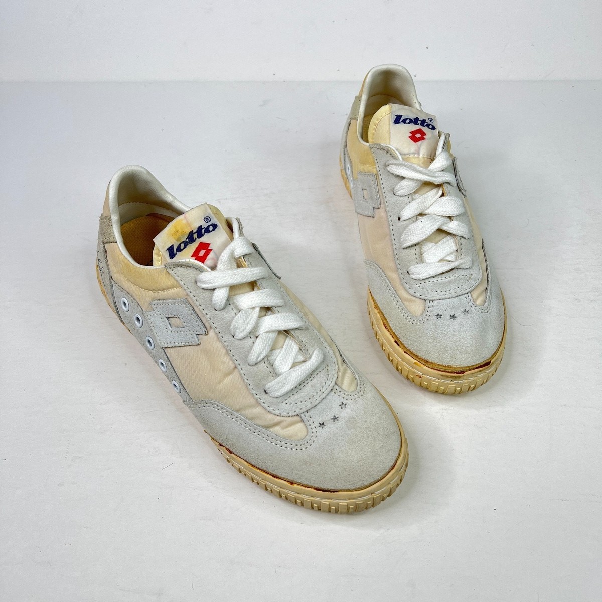 Lotto Vintage 80s Aerobic Dance Shoes Sneaker Jacki Sorensen White