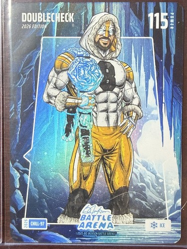 2026 Bo Jackson Battle Arena #CHILL-97 DOUBLECHECK AARON RODGERS ICE FOIL
