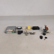 01-02 Mazda Miata Mx5 Oem Ignition Key Set Ecu Pcm Manual Btt3-18-881 Aa7427