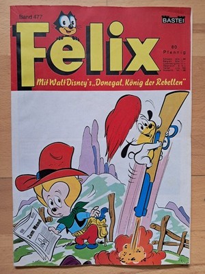 Felix Nr.477 mit Poster und Wastl - BASTEI COMICHEFT Z1-2
