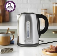 New Russell Hobbs Classics Stainless Steel Kettle 1.7L 360° Base 3000W - 20441