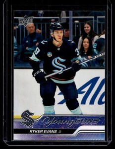 2023-24 Upper Deck Young Guns Ryker Evans Rookie Seattle Kraken #726