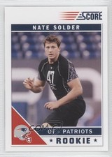 2011 Score Rookie Nate Solder #366 0a1
