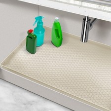Under Kitchen Sink Mats and Protectors Waterproof, Silicone Under Sink Mat fo...