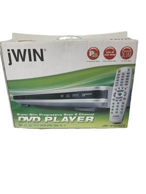 Super Slim DVD/ CD Player Progressive Scan 2 Channel JD-VD147