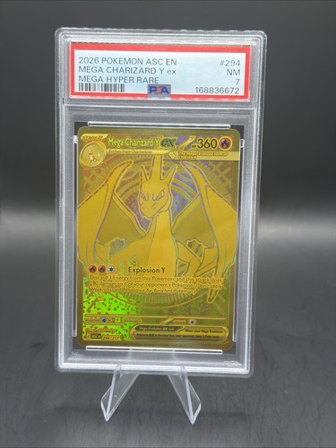 Mega Charizard Y ex graded PSA 7 for sale on eBay