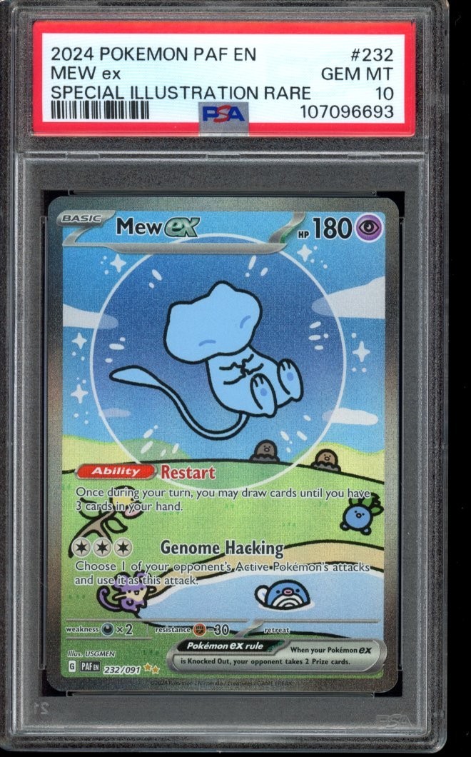 PSA 10 Mew ex 232/091 - Paldean Fates | eBay