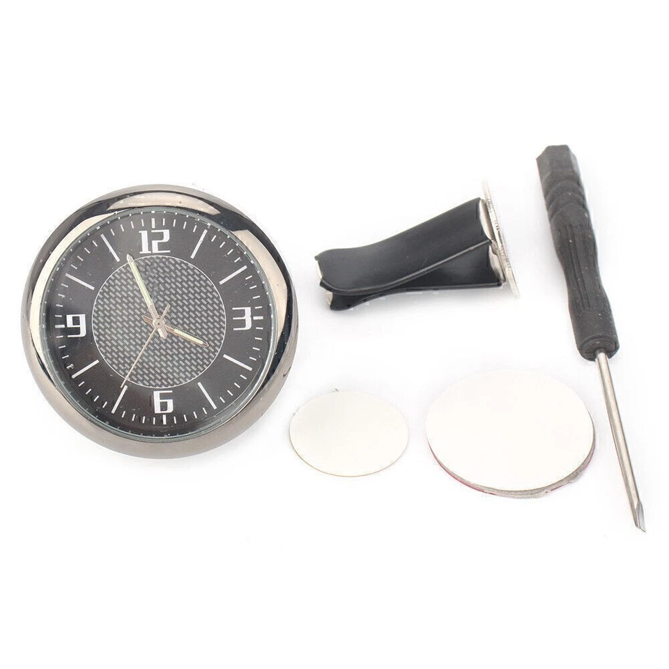 Reloj de cuarzo electrónico luminoso reacondicionado interior con incrustaciones de coche para LANDROVER Foto 2 de 4