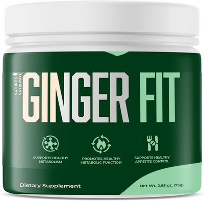 Ginger Fit   Daily Vitamin & Botanical Powder with Green Tea Extract, Green Coff