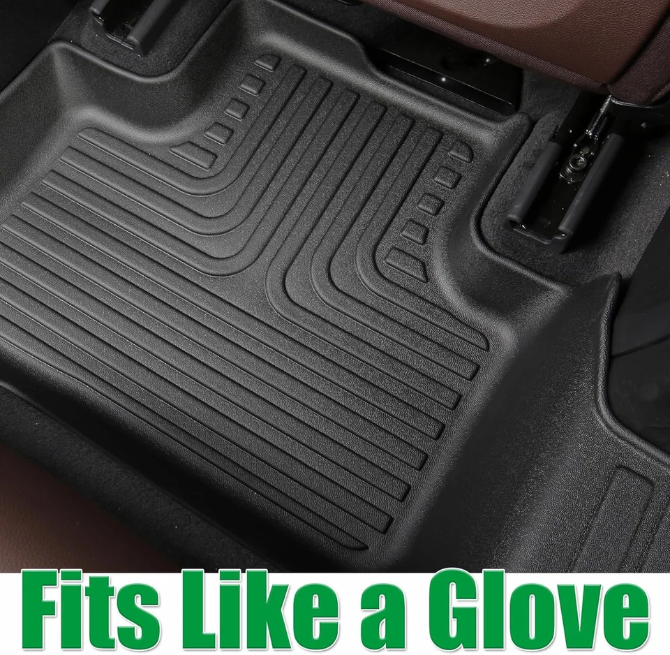 适用于福特野马脚垫 2025 2015 - 2024 黑色  — 第 3/4 张图片