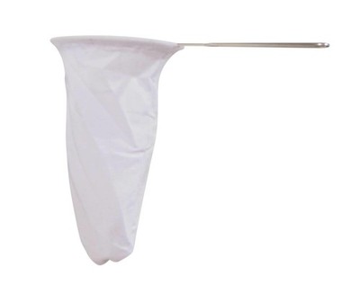 5.3  Large Reusable Thai Tea Filter   Traditional 10.8'' x 5.3'' x 9.5'', White 