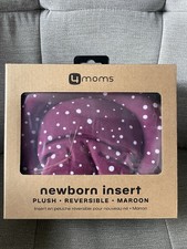 Image of 4Moms MamaRoo/ RockaRoo Reversible Plush Newborn Insert Maroon