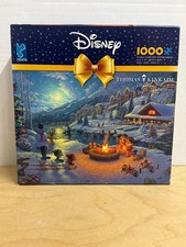 Disney Thomas Kinkade Mickey  Minnie Holiday Puzzle With 1000 Pieces  Sealed