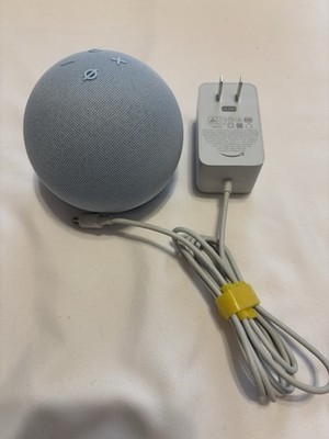 Blue Amazon Alexa Echo Dot LED Clock Smart Speaker