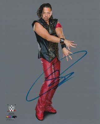 Shinsuke Nakamura · WWE · Promo · Photo File · COA · Autogramm · 20 x 25 cm