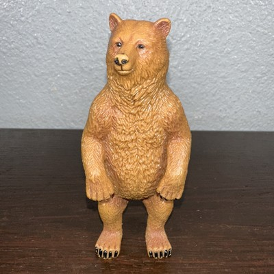 #ad Terra by Battat Adult STANDING BROWN GRIZZLY BEAR Figure Wildlife $14.22
