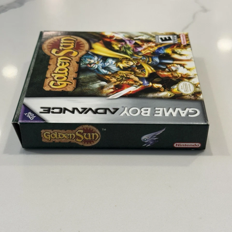 Golden Sun (GBA, 2002) EN MUY BUENA CONDICIÓN Caja Auténtica Completa Manual CIB con Mapa PROBADO Foto 4 de 4