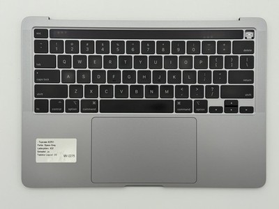 Apple Topcase für MacBook Pro 13'' 2020, A2251, US, Space Gray