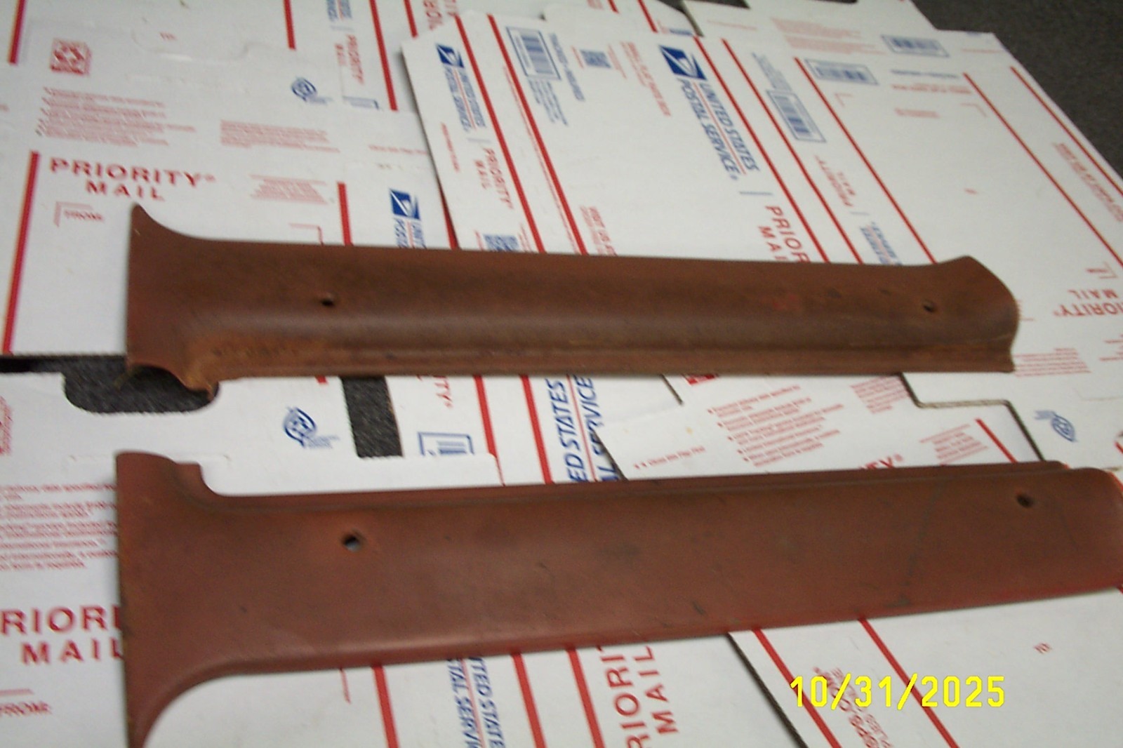 1963 64 CHEVROLET BELAIR WAGON QUARTER C PILLARS  INTERIOR TRIM  orig vintage gm