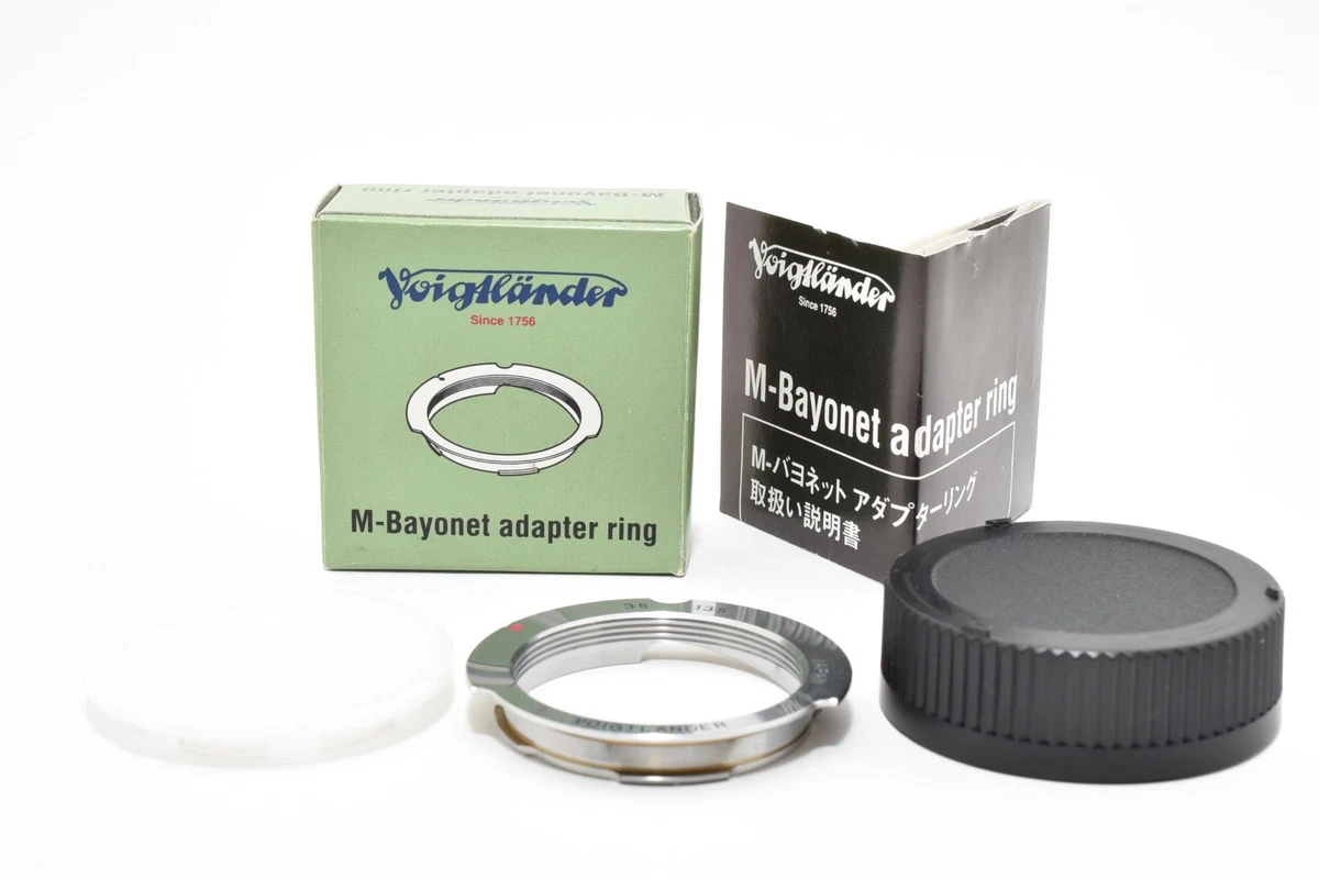 MINT in/ Box] Voigtlander M-Bayonet Adapter Ring 35 135 L39 Leica