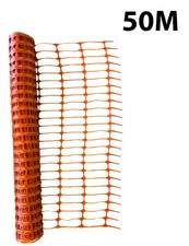 50 metres Plastic Safety Mesh Barrier Fence Gardening Netting construction Orang