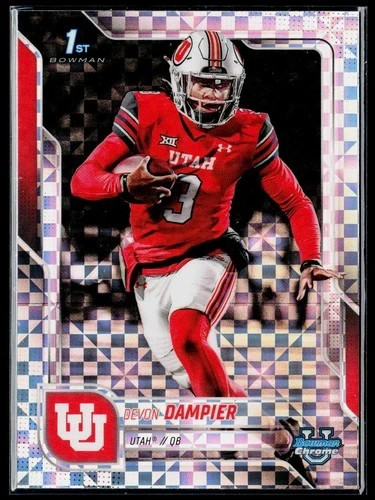 2025 Bowman Chrome University Xfractor DEVON DAMPIER No. 3!