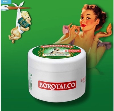 Borotalco Original Body Butter 250ml Italian Moisturizing Cream Made in Italy