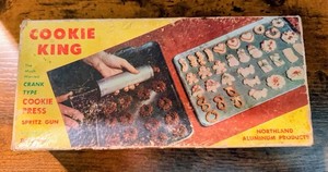 COOKIE KING-Crank Type Cookie Press-Spritz Gun & Decorator