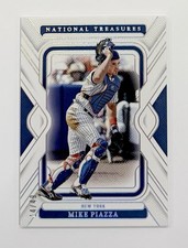 2025 Panini National Treasures Mike Piazza Holo Silver /49 New York Mets HOF
