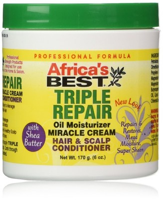 Hair and Scalp Conditioner Triple Repair Oil Moisturizer 6 Ounce