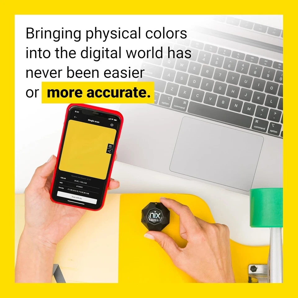 Nix Mini 3 Color Sensor Colorimeter Matching Tool Identify Paint Values AU - image 4 of 4