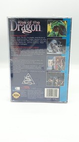 Rise of the Dragon (Sega CD, 1994) New Factory Sealed