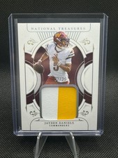 2025 Panini National Treasures Jayden Daniels Treasured Patches /25 Commanders