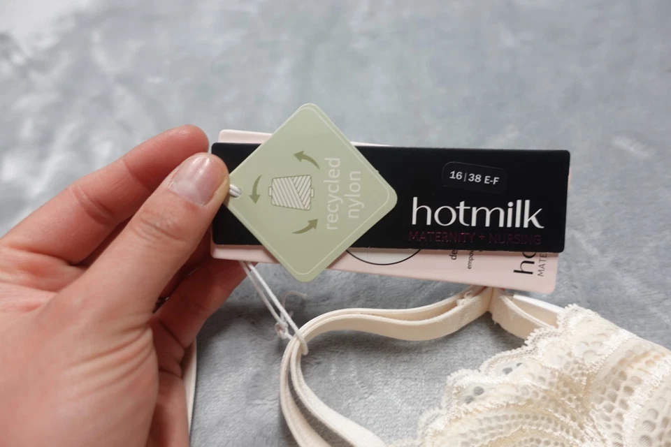 Sujetador de enfermería inalámbrico Victoria's Secret Hotmilk 38DDD marfil guerrero copa suave nuevo con etiquetas Foto 4 de 4