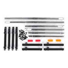 Traxxas 9231 Left Right Chrome Side Trim / LED Lens for TRX-4