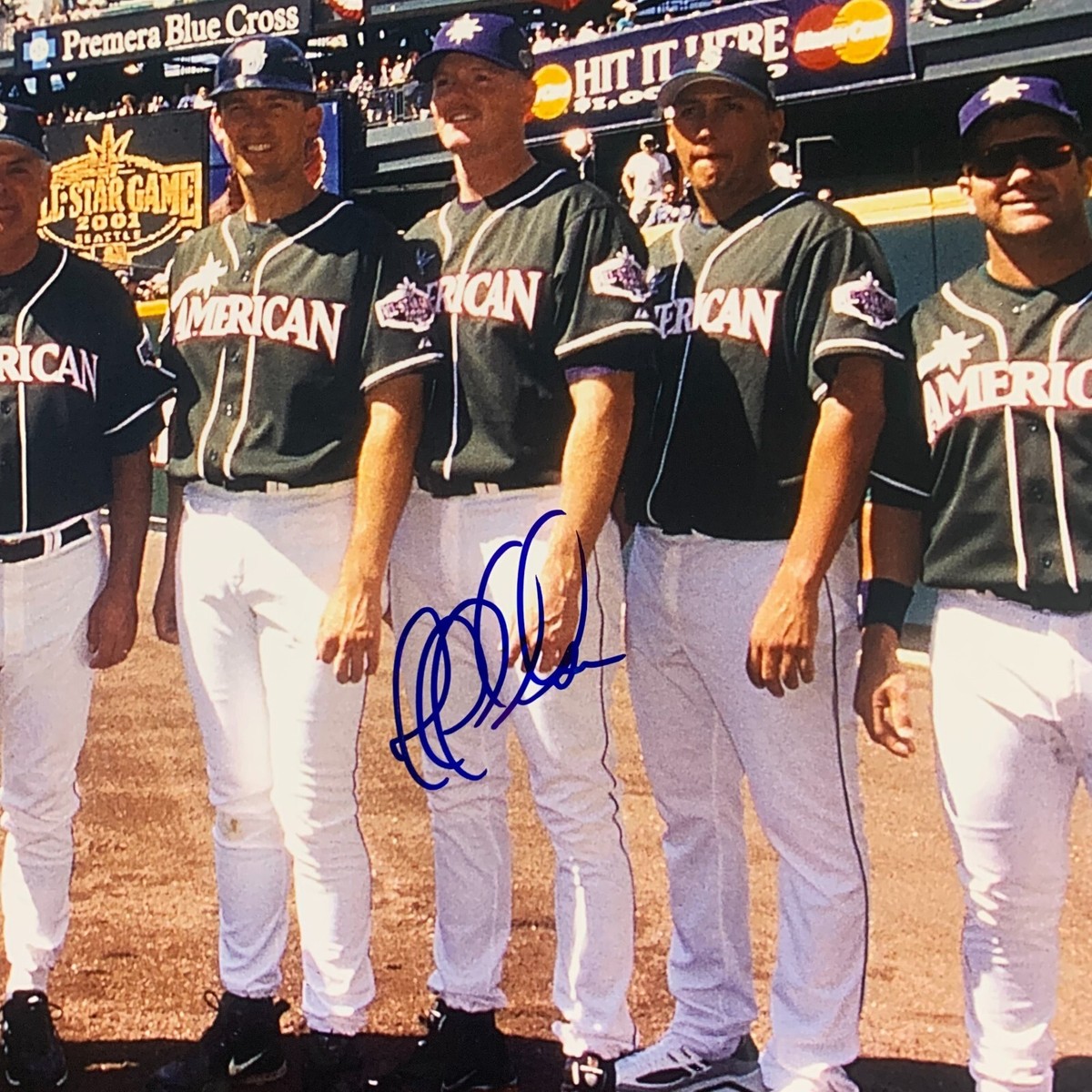 MARINERS ユニフォーム オールスター2001 背番号無し 2001 MLB All Star Game Seattle Mariners Stitched Jersey