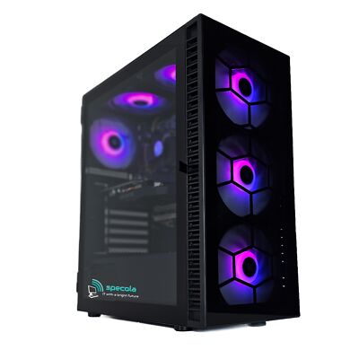Six Core i5 12400F Gaming PC - 16GB DDR5/500GB SSD/3TB HDD/RTX 