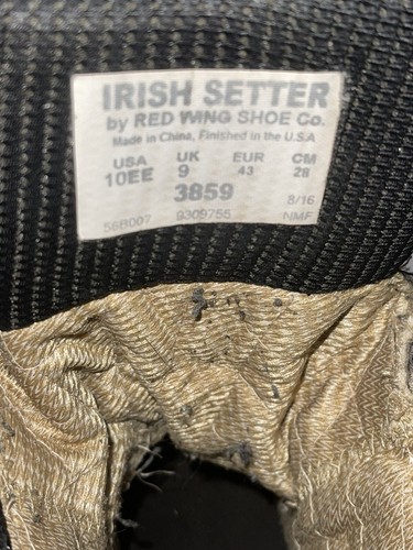 REDWING IRISH SETTER 3859 DÜNSULATE 800 GRAMM GORE-TEX JAGD HERREN 10 EE BREIT - Bild 6 von 8