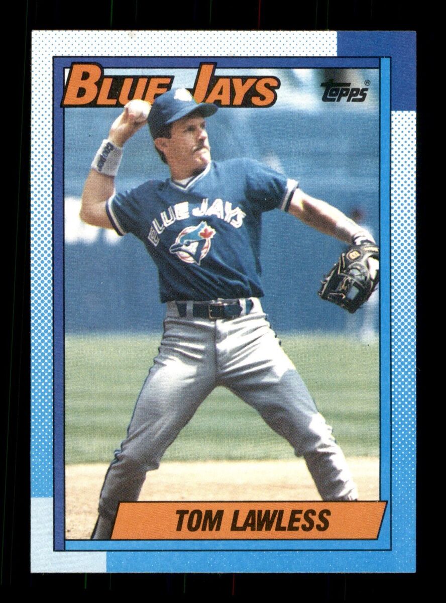 49 Tom Lawless Blue Jays 1990 Topps Baseball Sports Trading 49 Tom Lawless Blue Jays 1990 Topps Baseball Sports Trading
