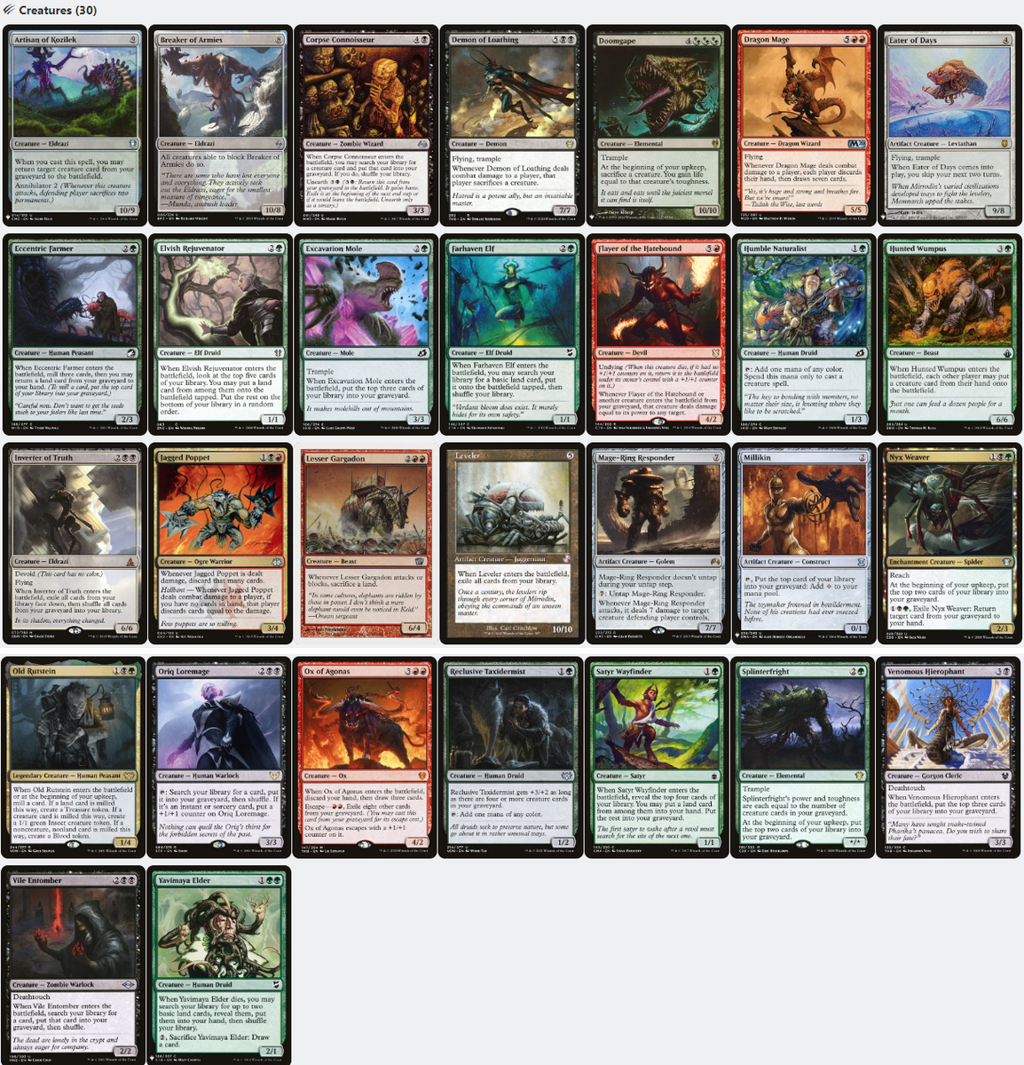 mtg beamtown bullies commander deck EDH Deck The 100 Magic Cards Custom Deck Goad Jund that creature attacks each combat if able and attacks a player other than you if able.) Magic Cards Decks The Beamtown
