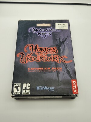 Forgotten Realms Neverwinter Nights Hordes Of The Underdark Expansion Pack Atari