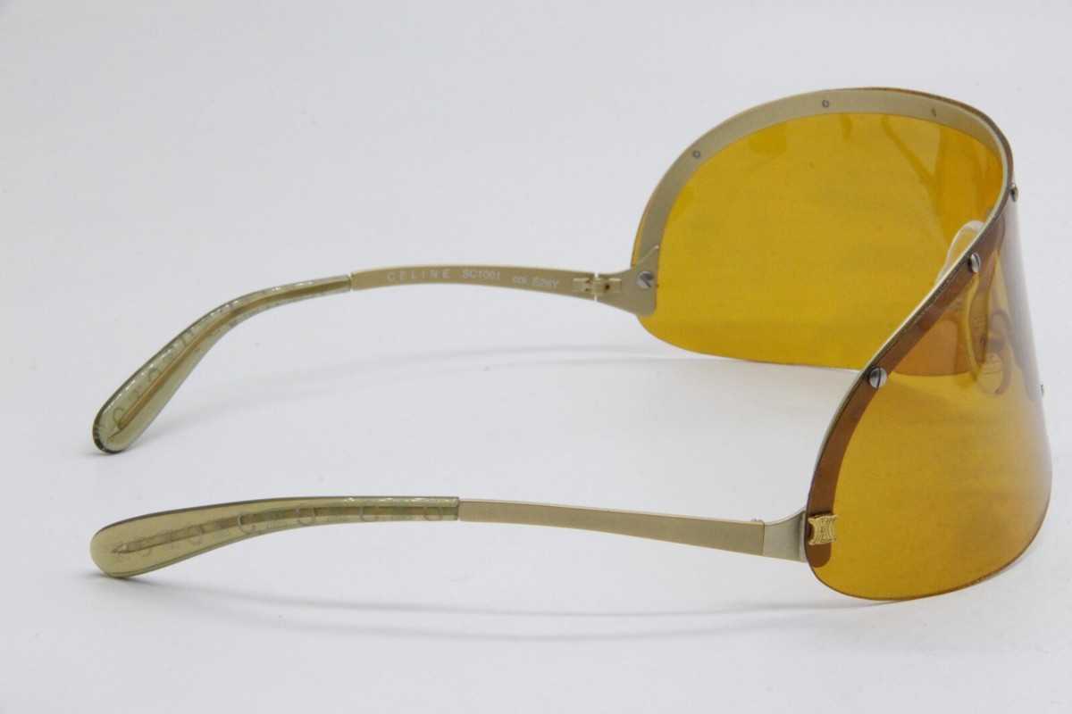 NEW CELINE SC 1001 COL. S28Y VINTAGE SHIELD GOLD BROWN  display picture 3