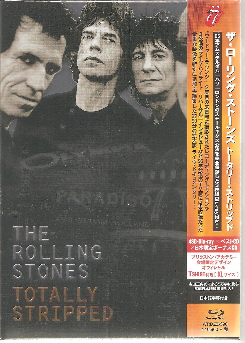 6discs Blu-ray Rolling Stones Totally Stripped (4SD-Blu-ray Disc+2CD+T-Shirts Lar GQXS901184 WARD 未開封 /00660 ROLLING STONES 