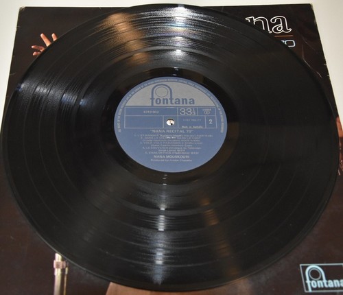NANA MOUSKOURI avec LES ATHENIENS RECITAL 70 - Vinyl Album Vintage 1970 - VGUC - Picture 3 of 6