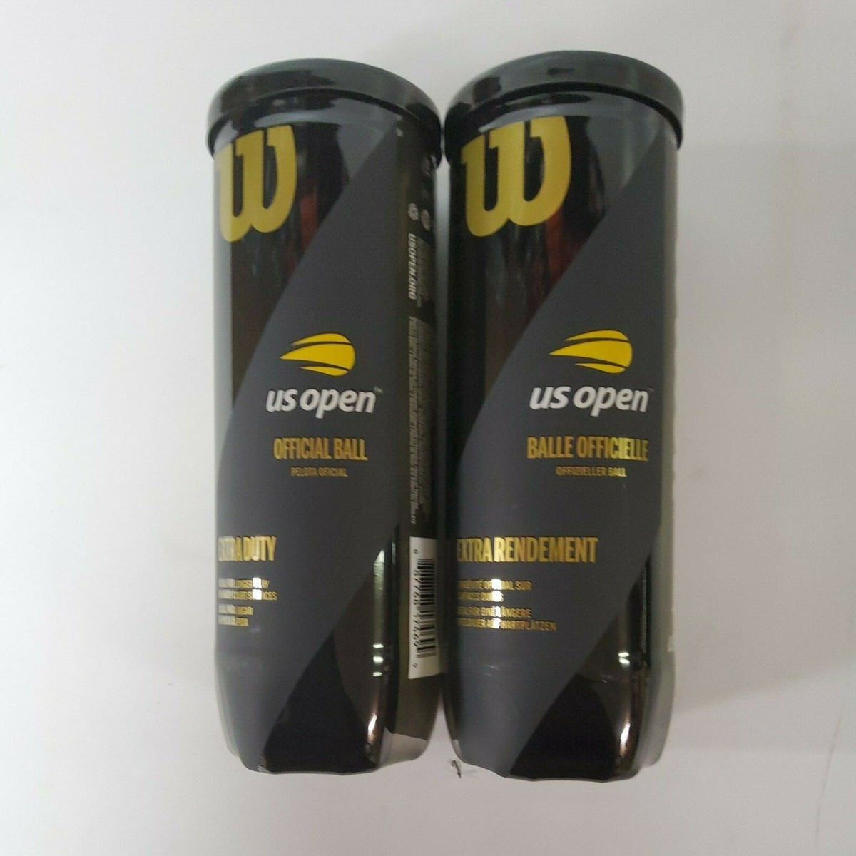 Pack of 2 Official Wilson Premium Us Open Tennis Balls Extra