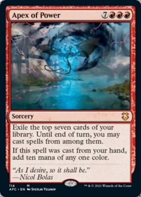 Apex of Power ~ Commander: Abenteuer in den vergessenen Reichen [NM] [ MTG]